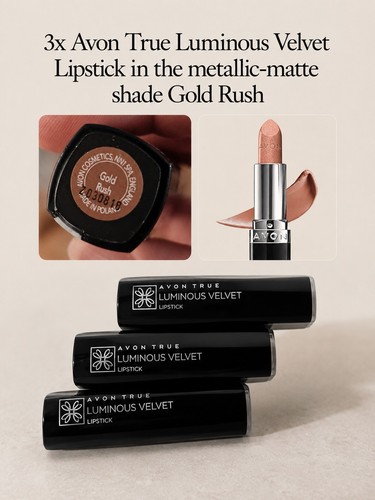 Avon matte lipstick gold - avon,