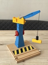 Brio Wooden Tower Crane 33242 For Wooden Train And Play Sets