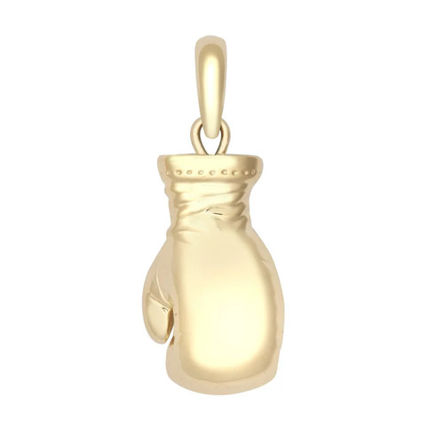 9ct yellow gold boxing glove - yellow,