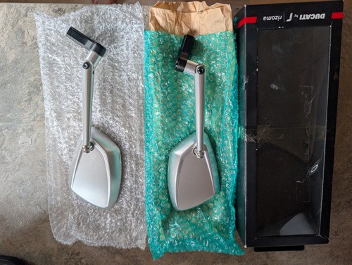 Ducati rizoma silver mirrors - rizoma,