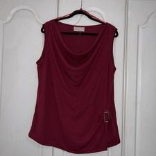 Ann Harvey  sleeveless top size 20 with buckle detail new no tags