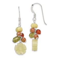 Sterling Silver Polished Jade