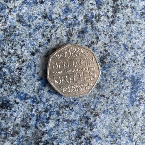Benjamin britten 2013 50p - benjamin,