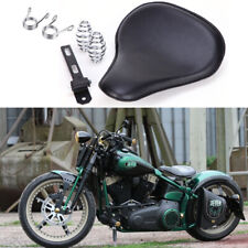 Black Motorcycle Large Solo Seat Spring For Harley Davidson Softail Custom FXSTC