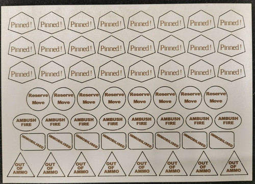 Battlegroup reaction tokens - battlegroup,
