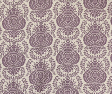 KATE FORMAN CURTAIN FABRIC DESIGN Margot 3.2 METRES  AMETHYST   LINEN BLEND