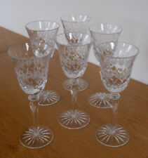 6 x Vintage Crystal Cut &
