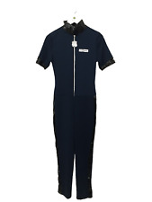 'Stop Traffic' Catsuit Women's Police Costume Size M/L Navy Zip Amscan Used F1