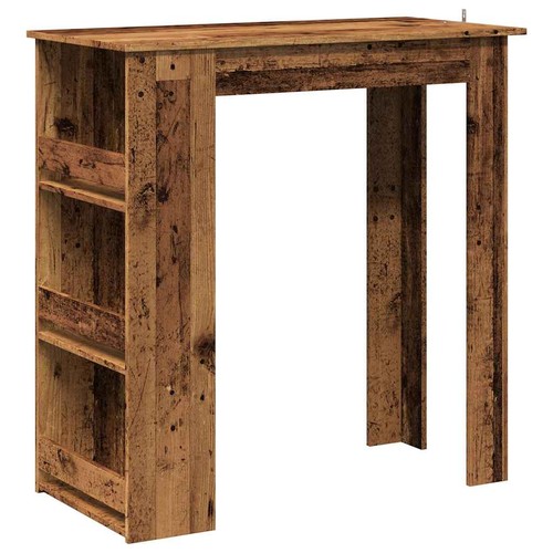 Bar table with storage rack - table,