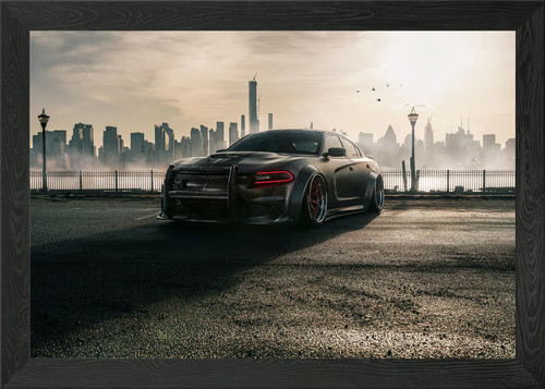 Dodge charger srt - framed, wall
