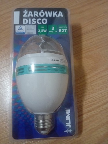 Disco light bulb - led, e27