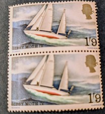 GB 1967 Fine mint Sir Francis Chichester world voyage stamp pair  SG751 MvlH