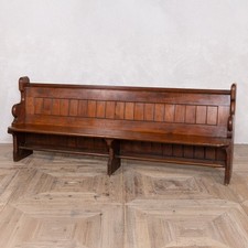 VINTAGE WOODEN CHURCH PEWS
