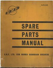 ERF KV MODEL 44G2 , 44G3 , 54G2 & 54G3 TRUCK ORIGINAL FACTORY PARTS CATALOGUE