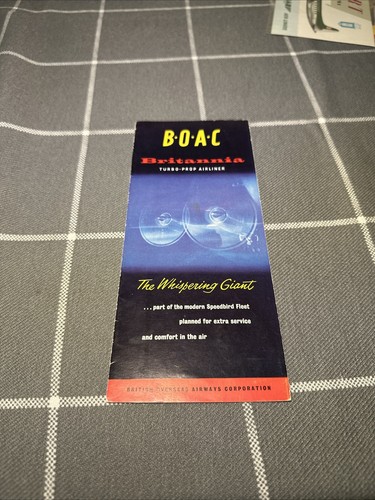 Vintage boac britannia - vintage,