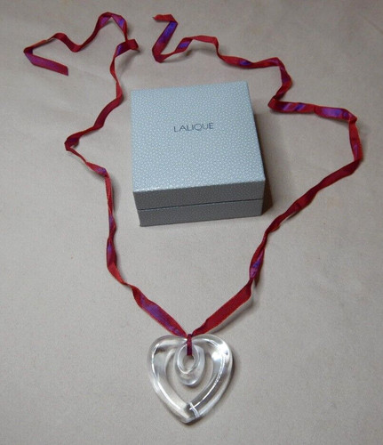 Vintage french crystal heart - french,