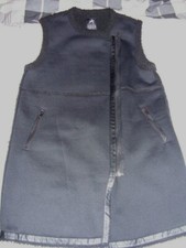 Women's long sleeveless gilet