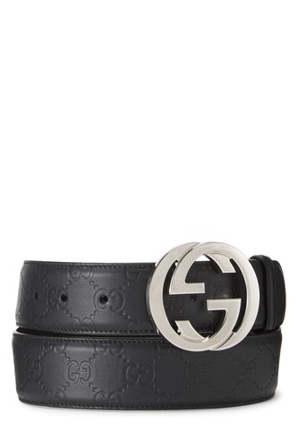 Gucci black guccissima leather - gucci,