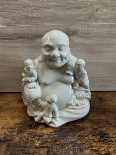 White porcelain laughing - white,