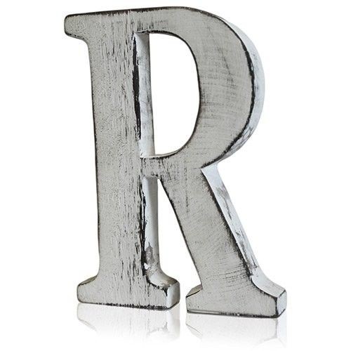Shabby chic letters r - shabby,