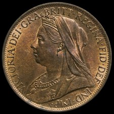 1899 Queen Victoria Veiled