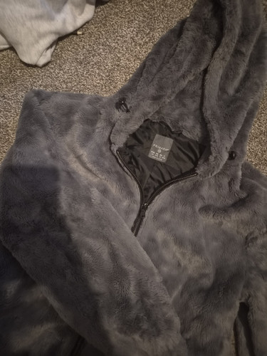 Primark faux fur hooded zip - faux,