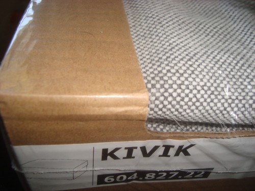 Ikea kivik footstool ottoman - ikea,