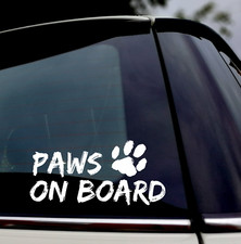 Paws board car window - paws, on