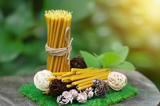 100 pcs - pure, beeswax