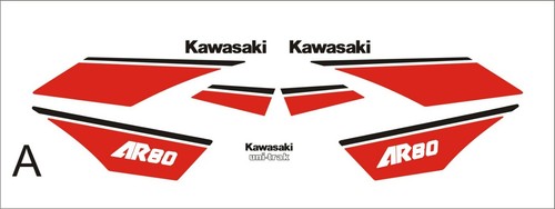 Kawasaki ar80 decal - decal, kit