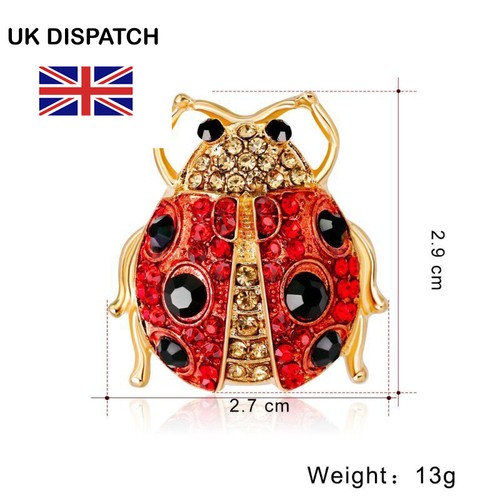Colourful red ladybird - red,
