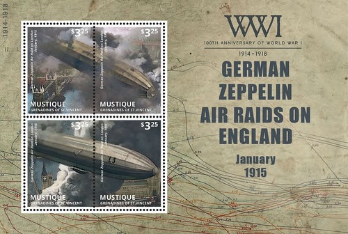 Wwi 1915 german zeppelin air - german,