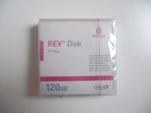Iomega disk rev 120gb sealed - iomega,