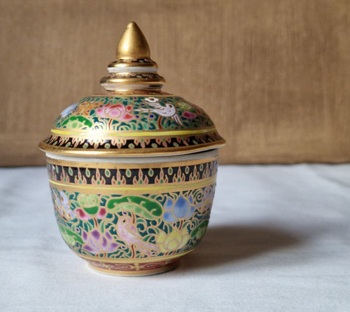 Thai benjarong porcelain - benjarong,
