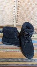 Women's UGG Boots Black Lace