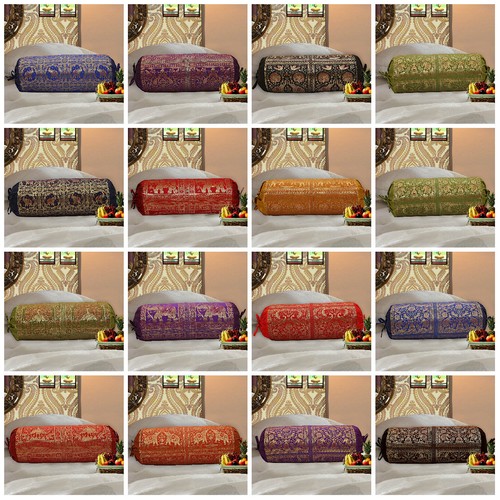 Indian long round pillow yoga - round,
