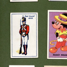 Lacey's Chewing Gum Uniforms 1923 Foot Guard 1802 VG