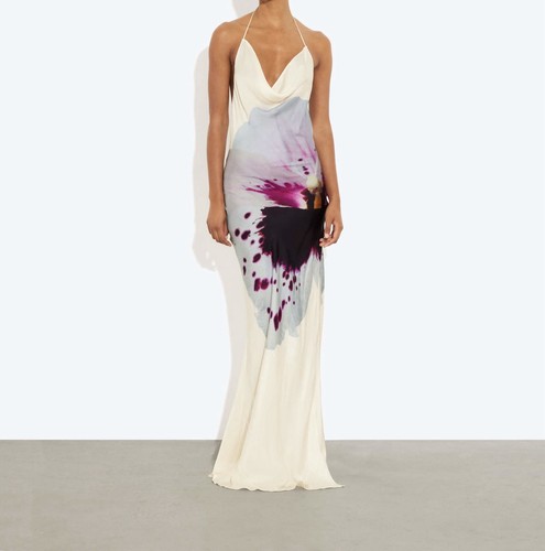 Rat boa angelina dress - rat, ivory