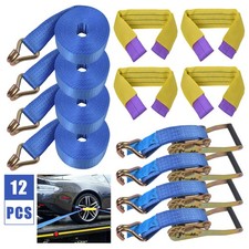 4x Heavy Duty Ratchet Tie Down