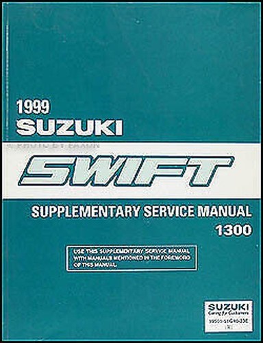 1999 suzuki swift shop manual - swift,