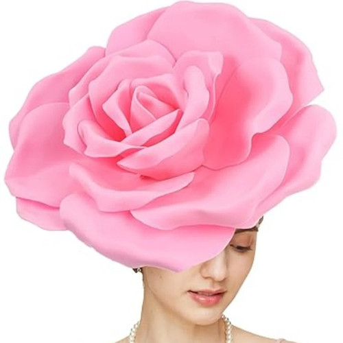Rose fascinator kentucky derby - rose,