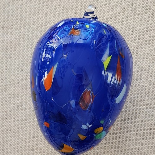 Blown art glass cobalt - blown,