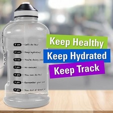 water bottle with straw and