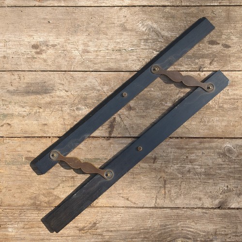 Vintage ebony brass parallel - ebony,