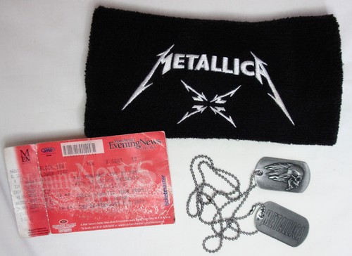 Metallica sweatband wristband - sweatband,