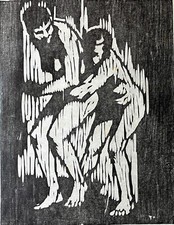 Two Signed Numbered (2/40, 3/50)Limited Edition Woodcuts by Gerald Anthony Coles