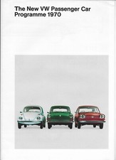 1970 Volkswagen brochure + price lists: VW Beetle, 1600 (Type 3) & 411 (Type 4)