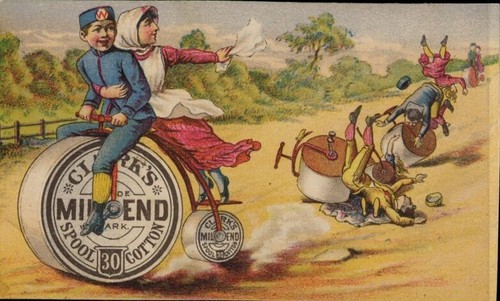 Trade card clark mile end - trade,