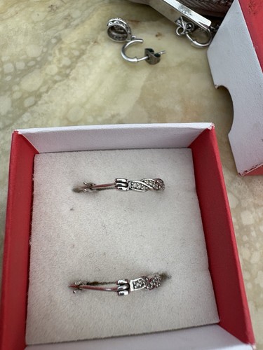 Diamond stud earrings - diamond,