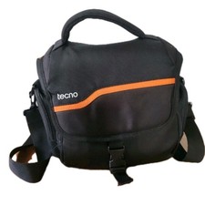 Camera Bag Case Black Orange